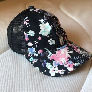 Floral baseball cap